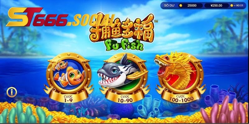 Kho game bắn cá đa dạng tại ST666